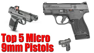 Top 5 Micro 9mm Pistols [upl. by Egreog]