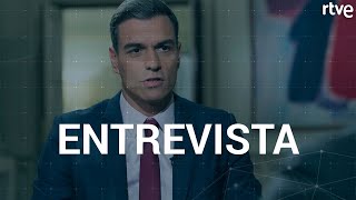 ENTREVISTA A PEDRO SÁNCHEZ EN TVE [upl. by Tallia]