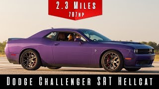 2016 Dodge Challenger SRT Hellcat Top Speed Test [upl. by Kress829]