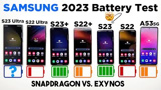 ULTIMATE 2023 Samsung Battery Test [upl. by Aikenahs]