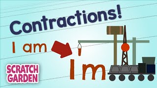 Contractions  English Grammar Practice  Scratch Garden [upl. by Attelra]