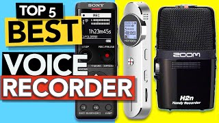 ✅ TOP 5 Best Voice Recorder  Digital Audio Guide Today’s Top Picks [upl. by Nryhtak]