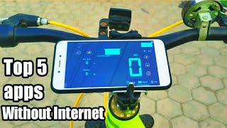 Best speedometer app for android  top 5 without internet cycle meter apps  speedometer apps [upl. by Nala]