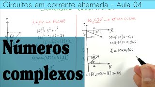 Circuitos CA Aula 04  Números complexos [upl. by Cypro]