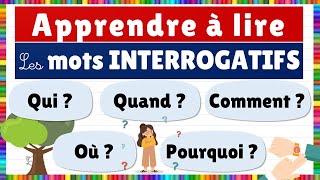 Les mots interrogatifs [upl. by Rolph]