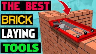 The Best Brick Laying Tools  The New Bricky® Adjustable Brick Laying [upl. by Wallach350]