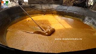 Traditional Jaggery Making  Jaggery Making Process from Sugar Cane  MAKING OF GURR [upl. by Russo]