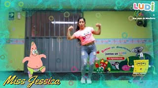 Coreografía quotAgua  J Balvinquot para niños  Miss Jessica [upl. by Ham]