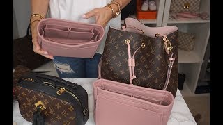 Louis Vuitton Comparison NeoNoe vs Saintonge amp Organizing Lvlovermj [upl. by Crowley]