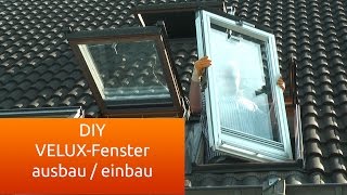 Velux Fenster Ausbau und Einbau  Anleitung Deutsch [upl. by Ajnos]