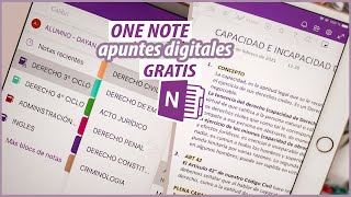 APUNTES DIGITALES EN ONE NOTE  CÓMO USARLA Paso a Paso [upl. by Haianeb]