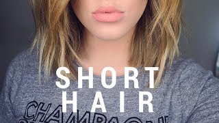 HOW TO STYLE SHOULDER LENGTH HAIR [upl. by Inamik]