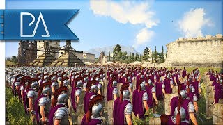 Epic Siege of Tricks and Traps  Total War Rome 2 [upl. by Wehttam61]