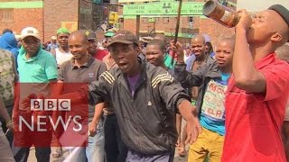 South Africa Xenophobia Foreigners are taking our jobs  BBC News [upl. by Ahseina489]