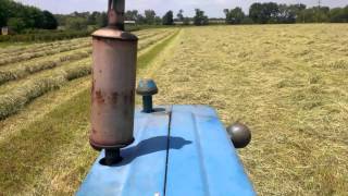 How to rake hay the 1960s way [upl. by Krall]