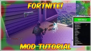 TUTORIAL  HOW TO INSTALL FORTNITE MODS FOR PS4XBOX amp PC NEW [upl. by Nwhas]