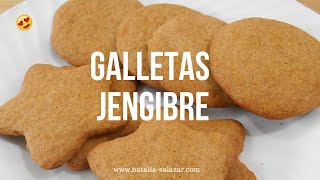 😍Receta GALLETAS DE JENGIBRE Súper fáciles económicas y deliciosas Natalia Salazar [upl. by Idolla61]