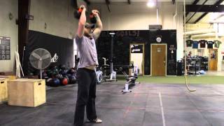 Kettlebell Thrusters [upl. by Airetnuhs]