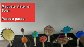 Maquete Sistema Solar [upl. by Imugem]