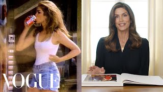 Cindy Crawford Breaks Down 13 Looks From 1989 to Now  Life in Looks  Vogue [upl. by Sura]