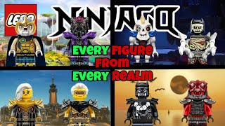 EVERY LEGO Ninjago figure from EVERY realm [upl. by Felike]