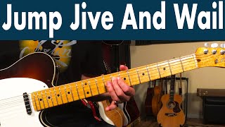 How To Play Jump Jive And Wail On Guitar  Brian Sezter Louis Prima Guitar Lesson  Tutorial [upl. by Lurlene]