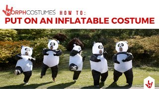 HOW TO Put on Inflatable Costume  MorphCostumes [upl. by Esile]