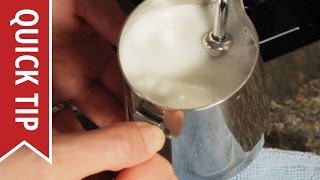 How to AutoFroth Milk for Lattes [upl. by Stortz882]