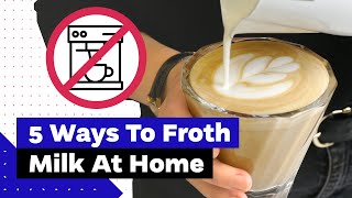 How To Froth Milk At Home Best Milk Frothers Review [upl. by Ymmit]