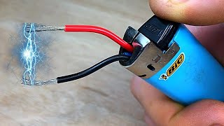 how to make a electric lighter at home [upl. by Tizes]