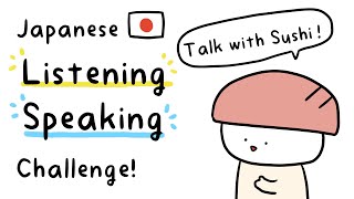 Informal Japanese Conversation Practice Listen and Answer 10 questions [upl. by Eenitsed]