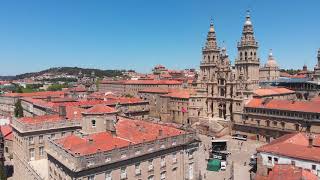 Catedral de Santiago de Compostela y Praza do Obradoiro [upl. by Llerdnam]