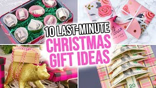 10 LastMinute DIY Christmas Gift Ideas [upl. by Lurette993]