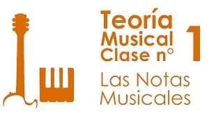 Las Notas Musicales  Teoría Musical Clase 1 [upl. by Nichols]