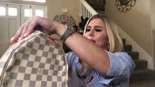 Louis Vuitton Speedy 30 Damier Azure UNBOXING IGReneeluvsdesigners [upl. by Sivrad]