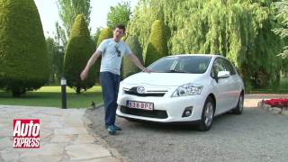 Toyota Auris Hybrid Review  Auto Express [upl. by Mathian]