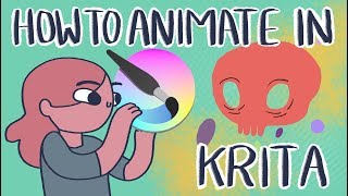 FREE 2D Animation Software  How to Animate in Krita [upl. by Ecnedurp]