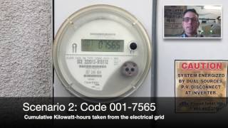 How to read a smart meter with solar panels [upl. by Doubler]