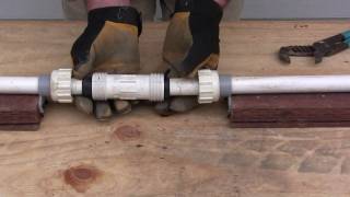 How to repair PVC pipe The Compression Fitting [upl. by Barboza]