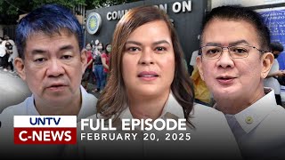 UNTV CNEWS  February 20 2025 [upl. by Idnis]