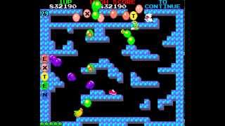 Bubble Bobble Longplay Arcade 60 FPS [upl. by Mchenry354]