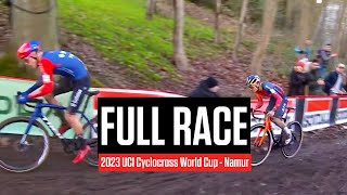 FULL RACE 2023 UCI Cyclocross World Cup Namur [upl. by Mendy]