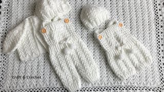 Easy crochet baby overallcraft amp crochet baby rompers [upl. by Aehsrop127]