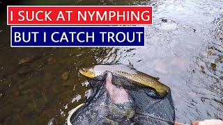 76 Wild Brown Trout Fly Fishing  River Calder  Yorkshire UK [upl. by Airdnaed]