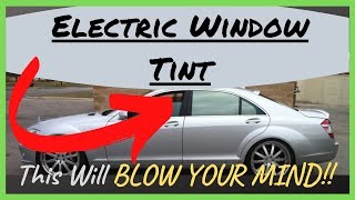 Electric Window Tint Adjustable window tint Variable Electrochromatic Tint Just Unreal [upl. by Nauqan]