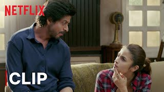 Shahrukh Khans Life Advice  Alia Bhatt  Kursi Scene  Dear Zindagi  Netflix India [upl. by Earezed297]