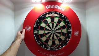 How to Install  Put Up Winmau Surround Dartboard [upl. by Wilscam]