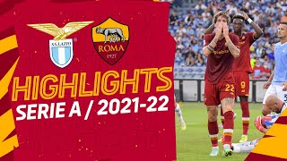 Lazio 32 Roma  Serie A Highlights 202122 [upl. by Brazee799]