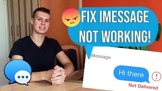 HOW TO FIX IMESSAGE NOT WORKING ACTIVATION ERROR NOT SENDING OR RECEIVING MESSAGES [upl. by Sokram]