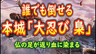 【隻狼SEKIRO】超簡単！本城「大忍び 梟」の倒しかた【セキロ攻略解説】 [upl. by Weintrob]